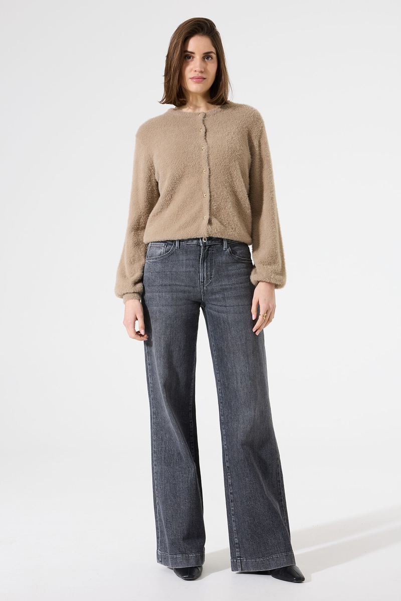 Flauschige Strickjacke | Garcia