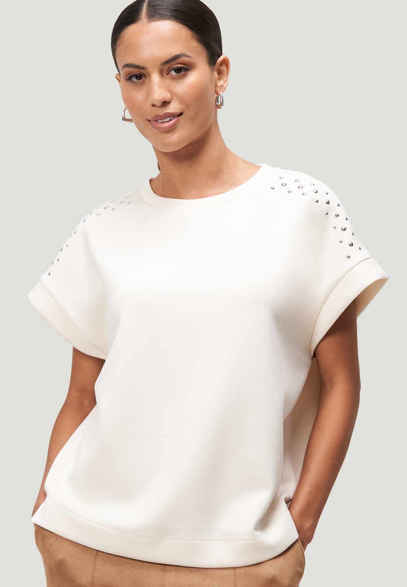 Sweatshirt
mit Nieten | Zero