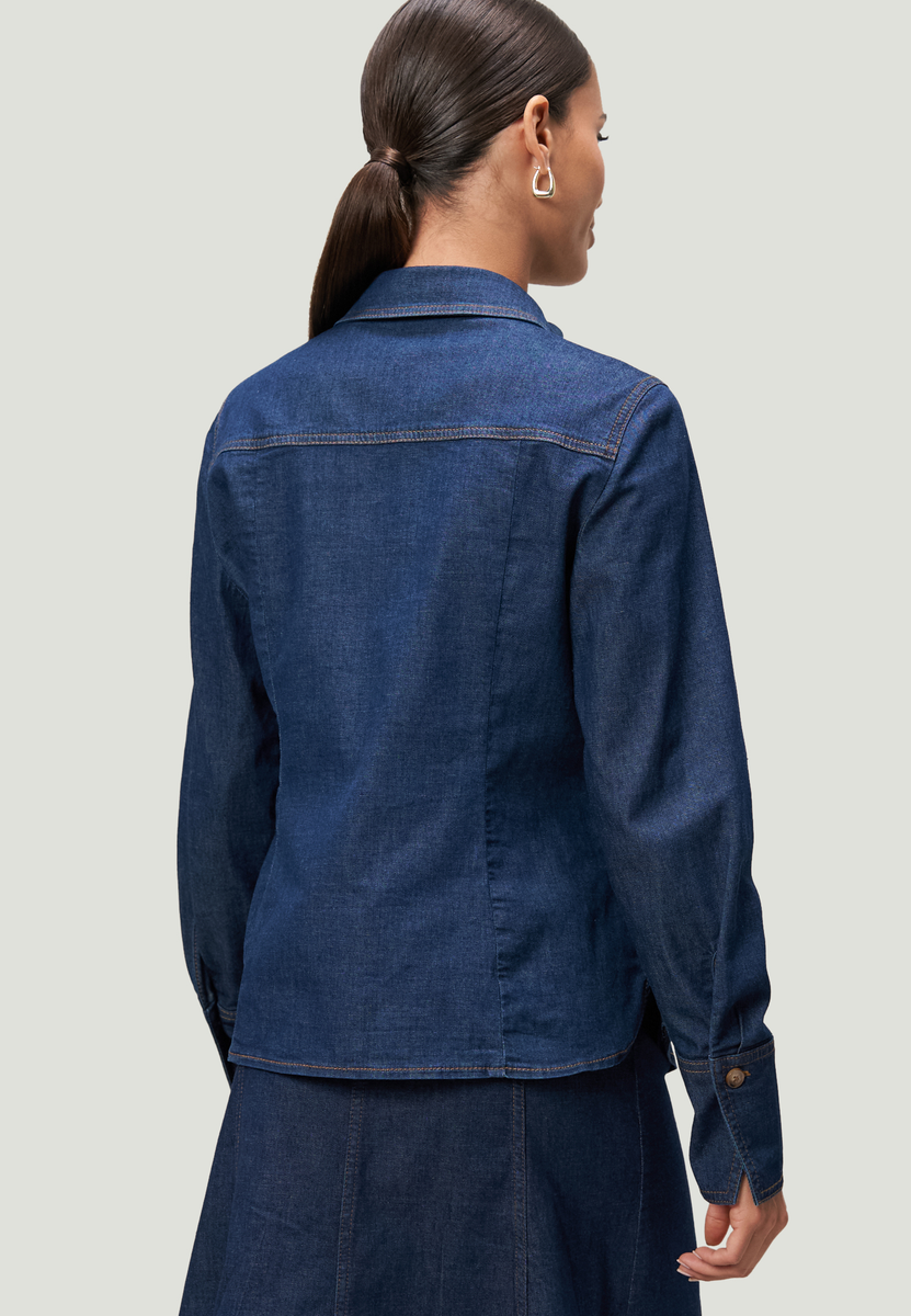 Jeanshemd
mit Knopfleiste | Zero