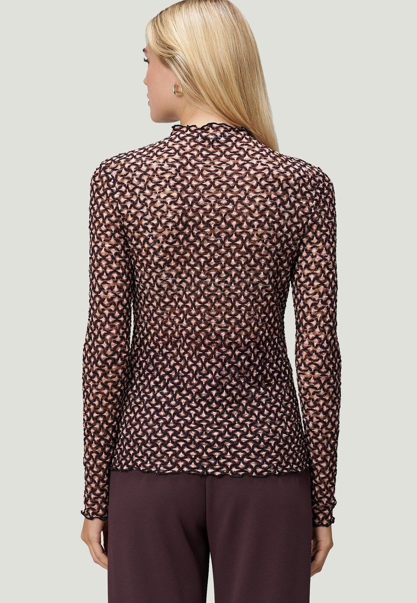 Shirt
transparent mit Stehkragen | Zero