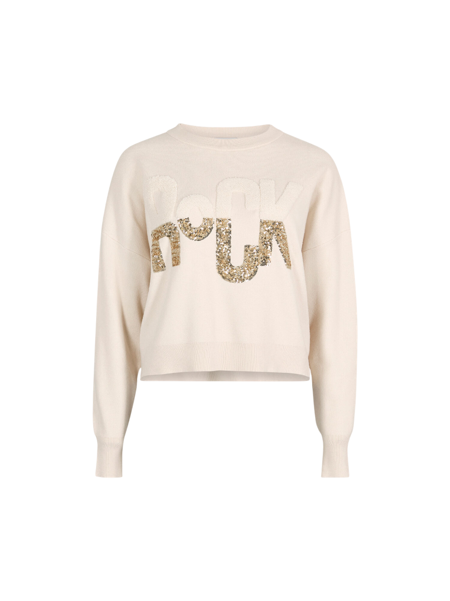 Kurzer Rockpullover | Apricot