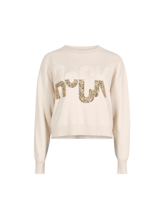 Kurzer Rockpullover | Apricot