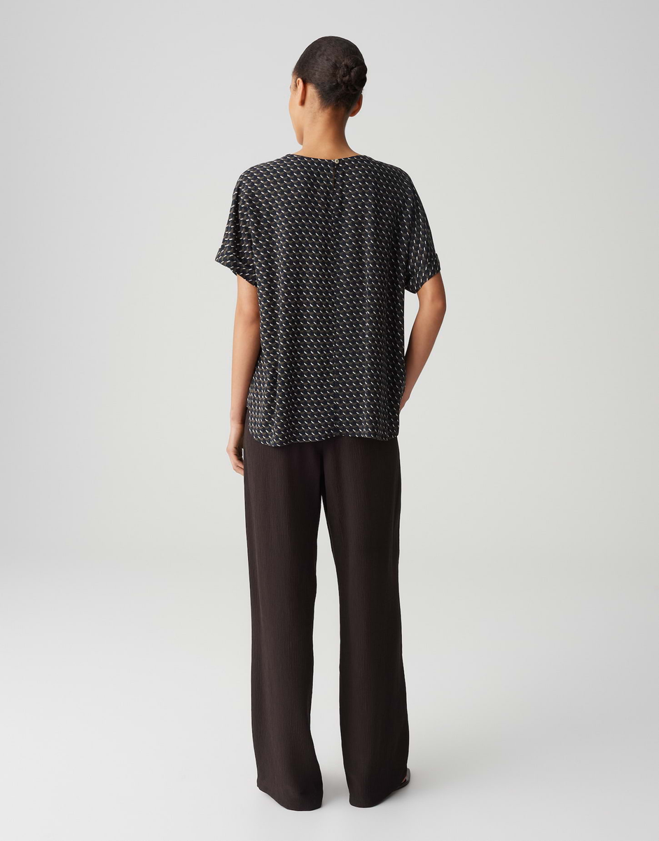 Blusenshirt mit grafischem Minimalprint "Femka london" | Opus
