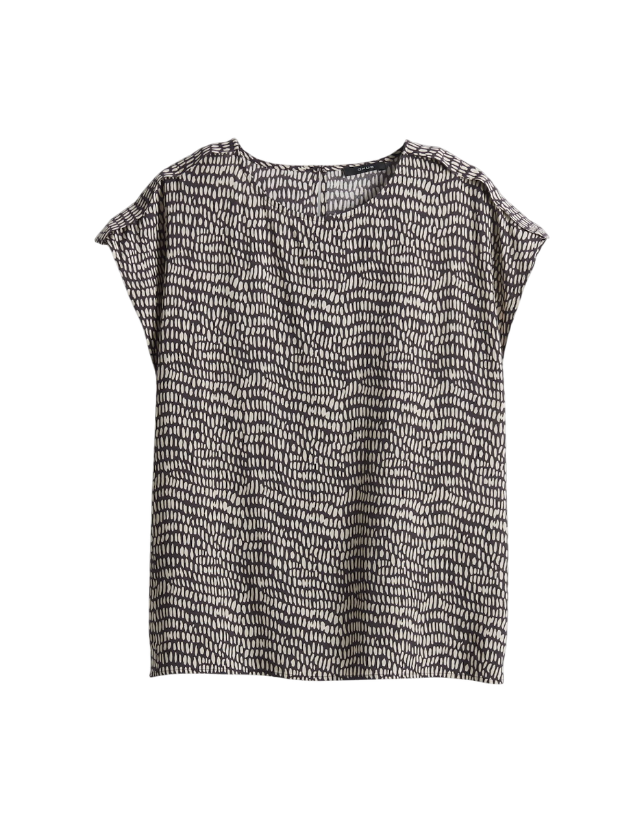Printbluse aus fließender Viskose"Ferena splash" | Opus