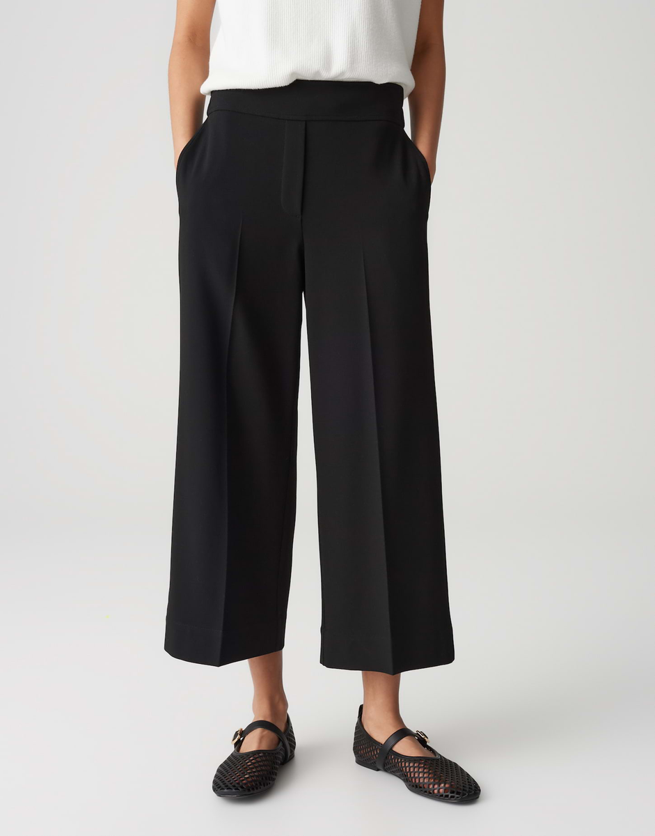 Wide Culotte aus Viskosekrepp 