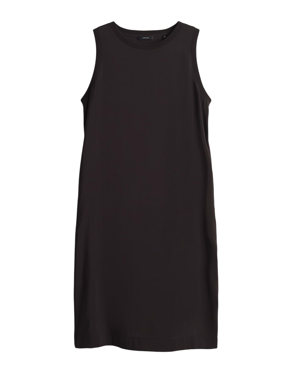 Trägerkleid mit Rippbündchen