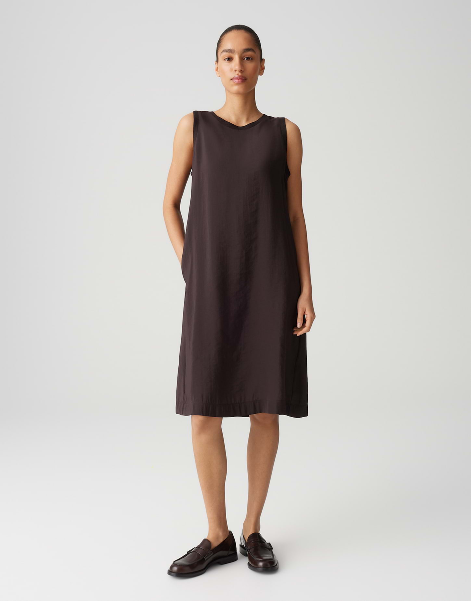 Trägerkleid mit Rippbündchen