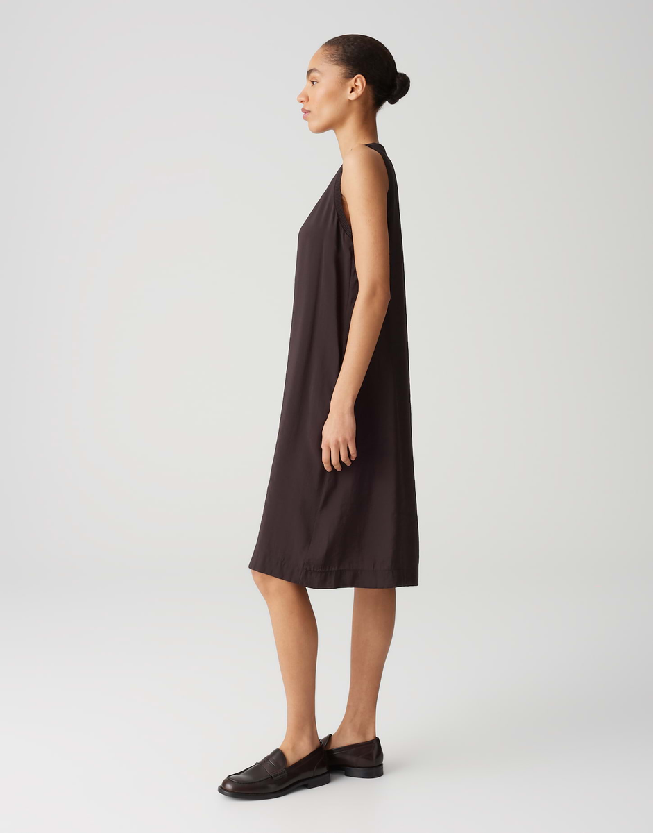 Trägerkleid mit Rippbündchen
