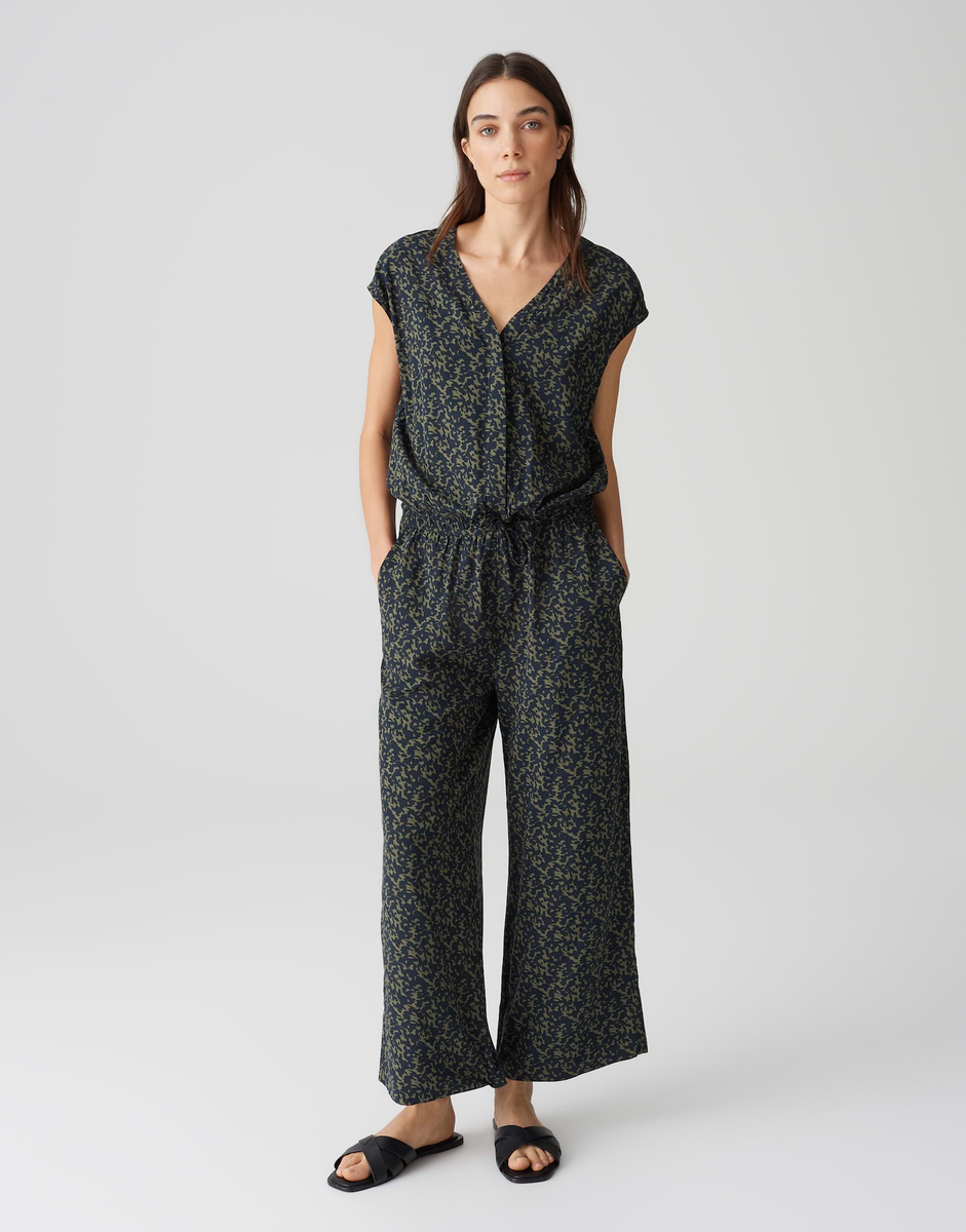 Jumpsuit mit Minimalprint