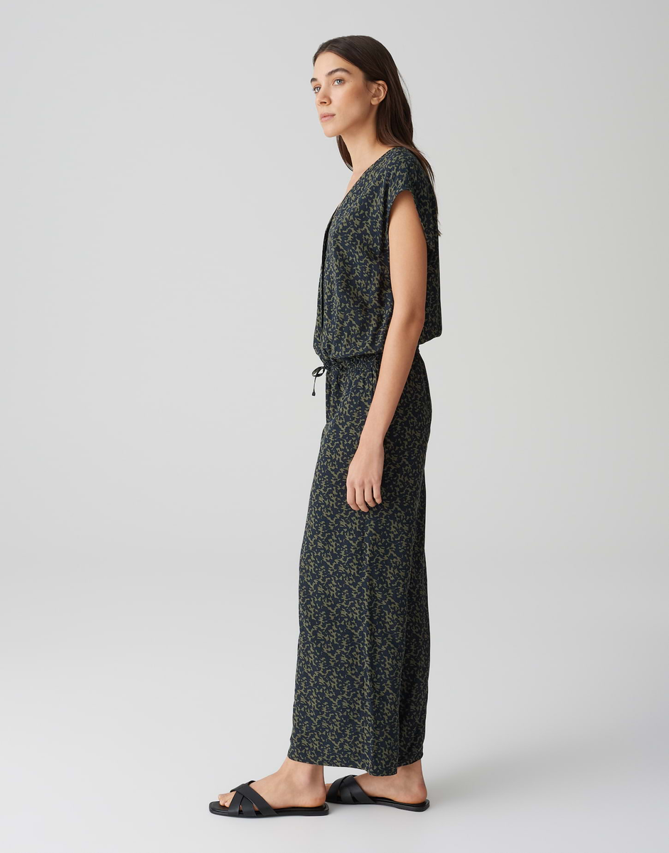 Jumpsuit mit Minimalprint