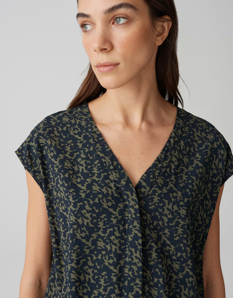 Jumpsuit mit Minimalprint