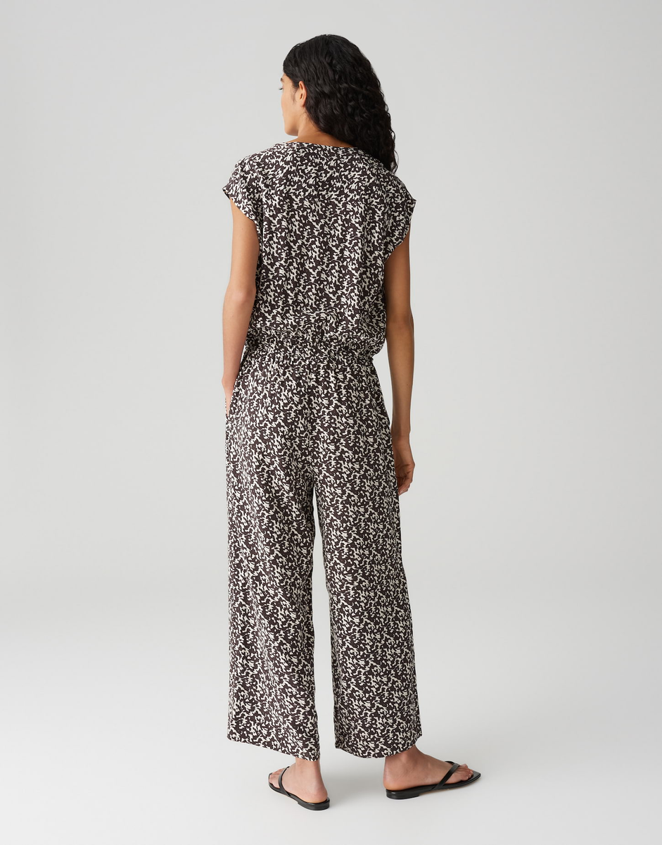 Jumpsuit mit Minimalprint