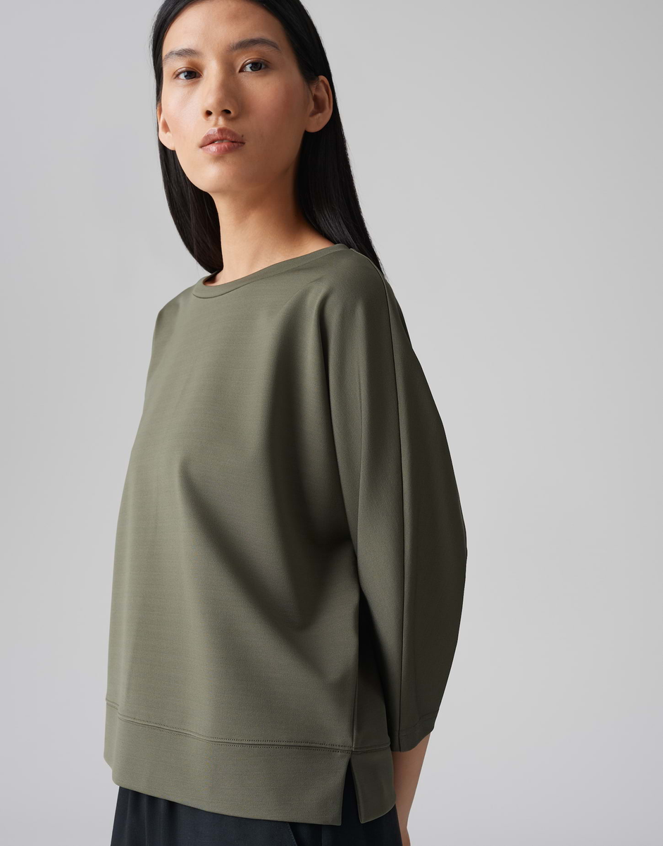 Jerseyshirt mit Fledermausärmeln"Salane" | Opus