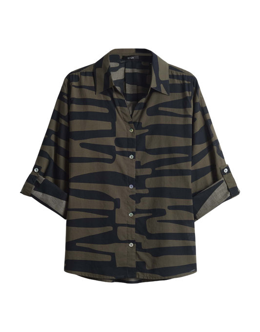 Printbluse"Fumani jungle" | Opus