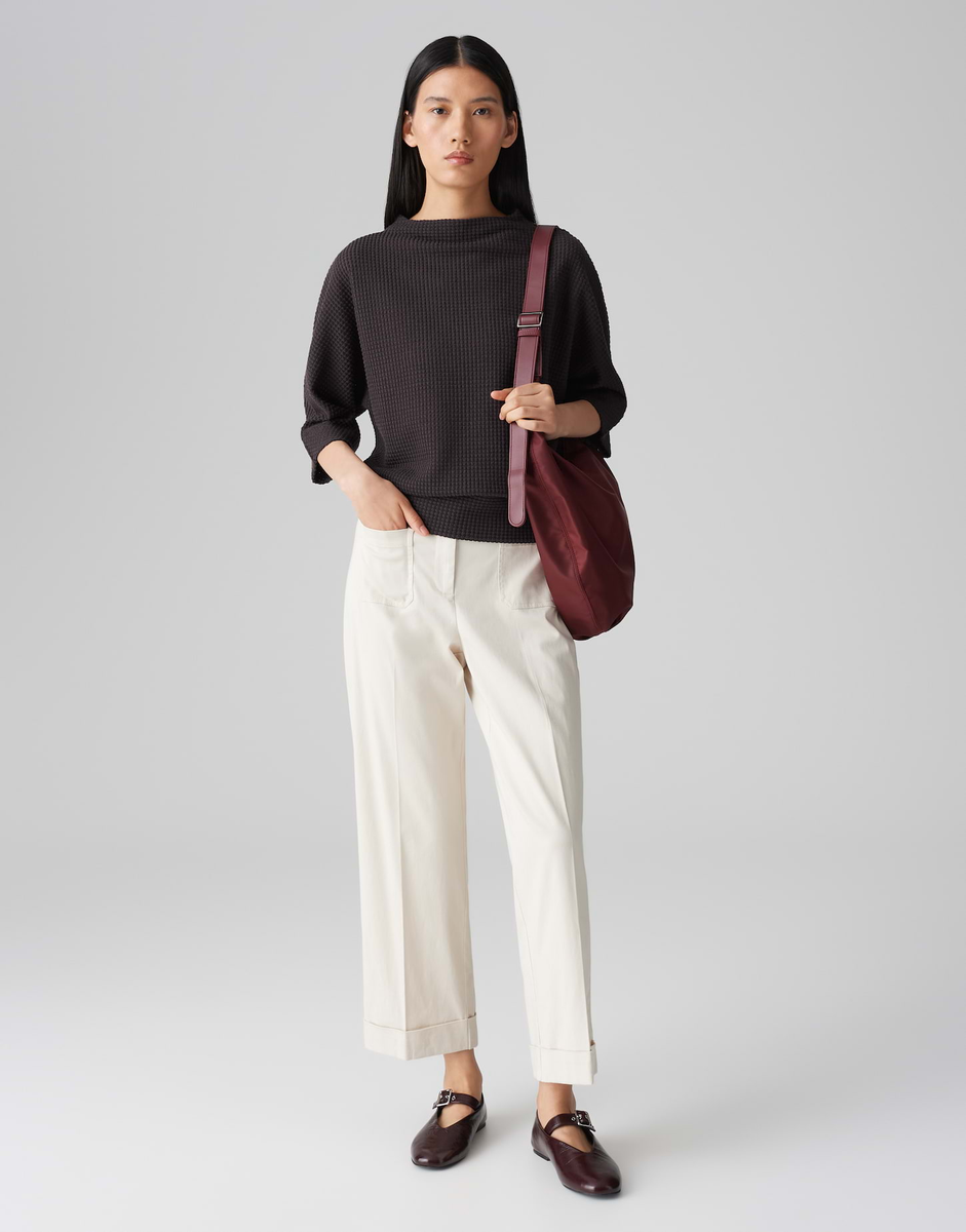Sweatshirt in Strickoptik "Gulopi" | Opus