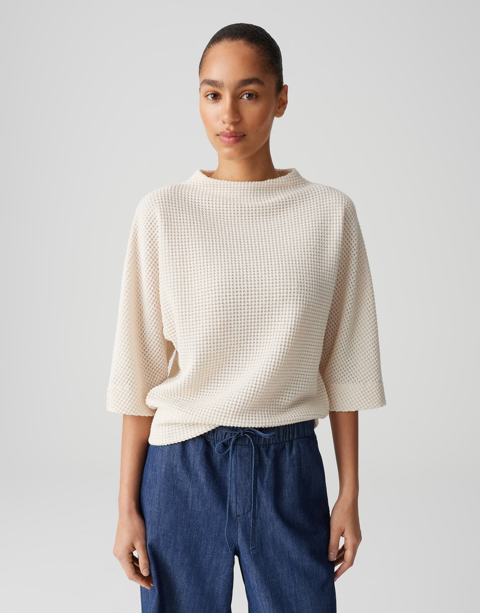 Sweatshirt in Strickoptik "Gulopi" | Opus