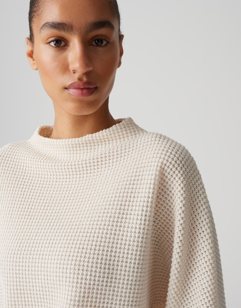 Sweatshirt in Strickoptik "Gulopi" | Opus