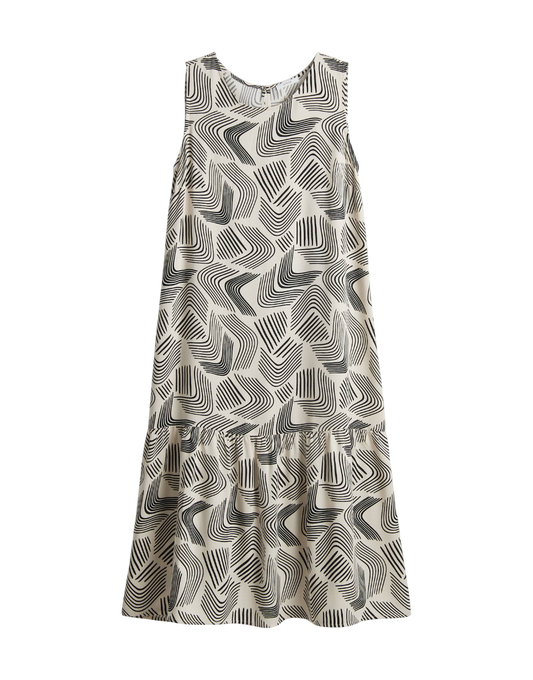 Bedrucktes Midikleid mit Volantdetail "Wicy move" | Opus