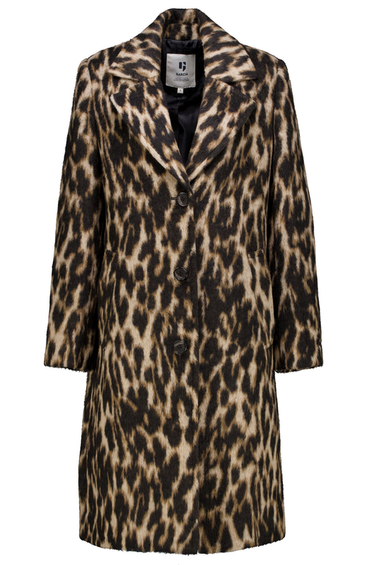 Mantel mit Leo-Print | Garcia