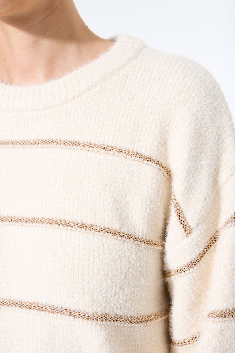 Gestreifter Pullover in 3 Farben | Garcia
