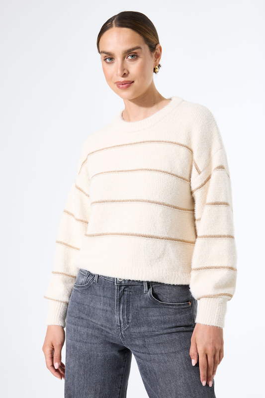 Gestreifter Pullover in 3 Farben | Garcia