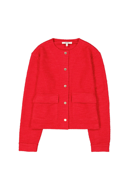 Feurige Bouclé-Jacke | Garcia
