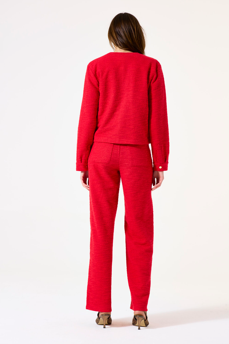 Feurige Bouclé-Jacke | Garcia