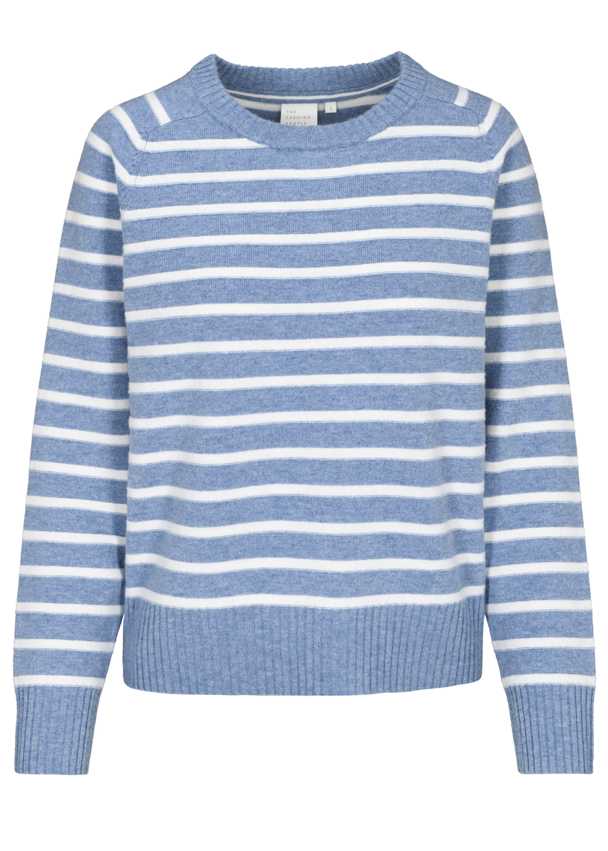 Gestreifter Merino Pullover | The Fashion People