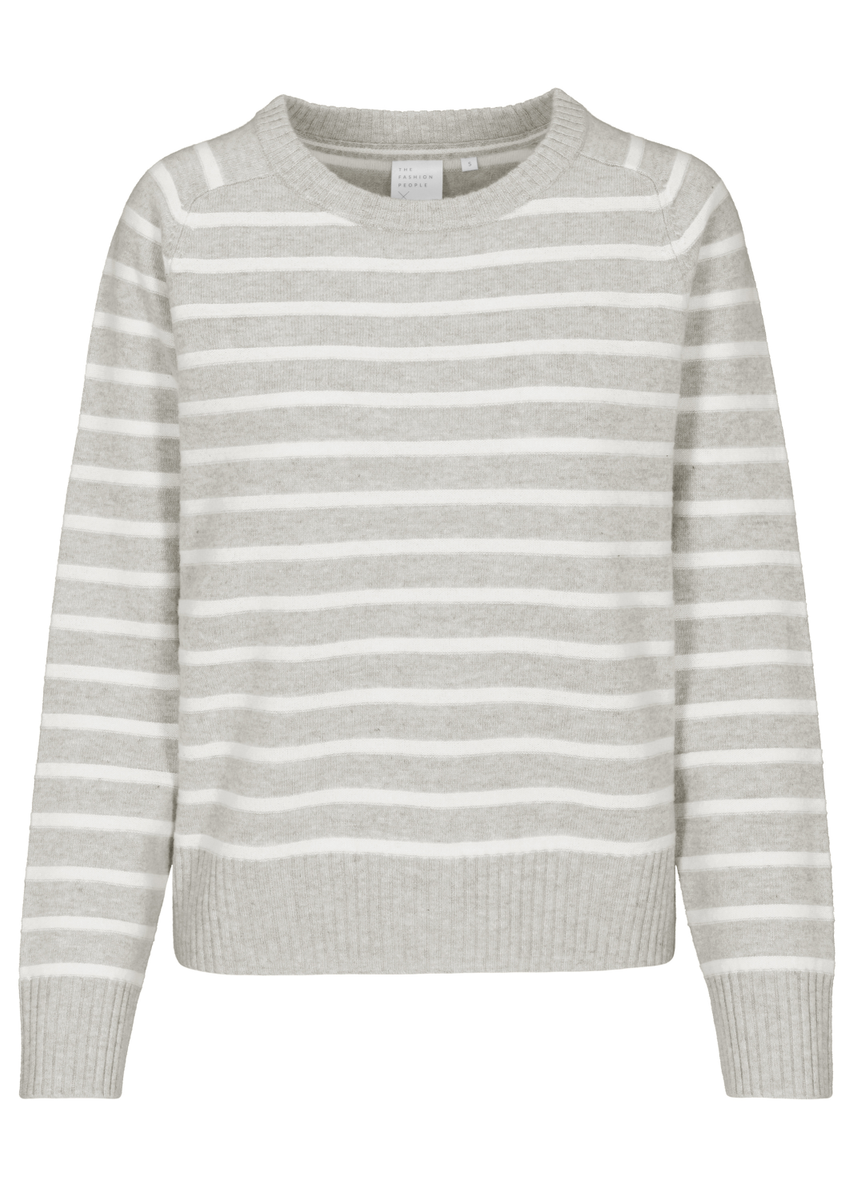 Gestreifter Merino Pullover | The Fashion People