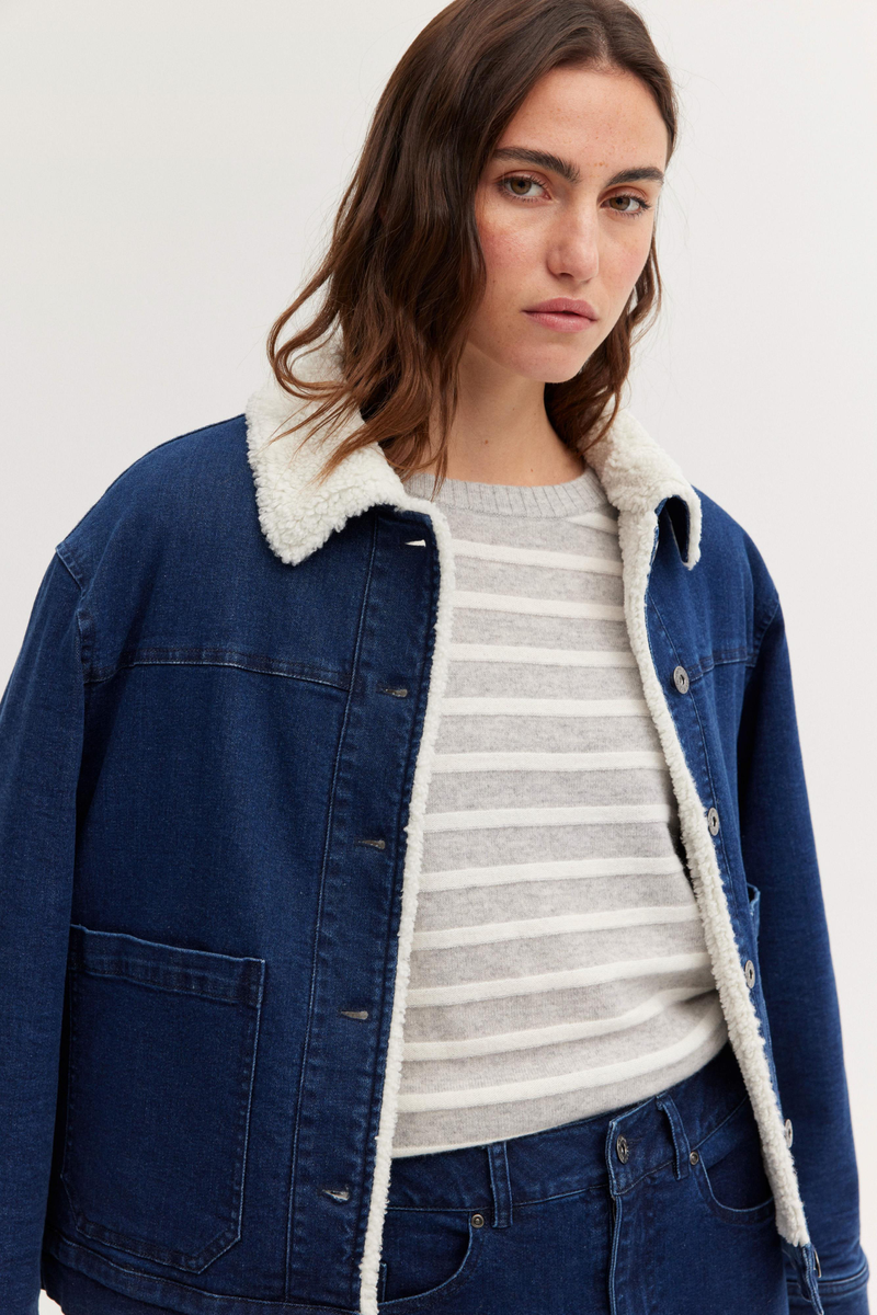 Gestreifter Merino Pullover | The Fashion People