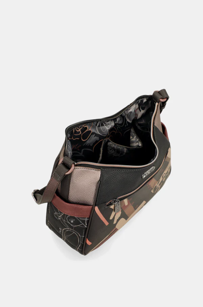 Schultertasche "Mademoiselle"    groß mit Umhängeriemen | Anekke