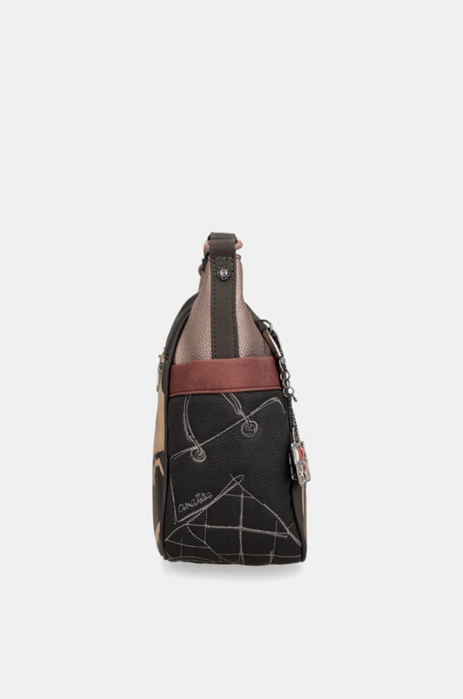 Schultertasche "Mademoiselle"    groß mit Umhängeriemen | Anekke