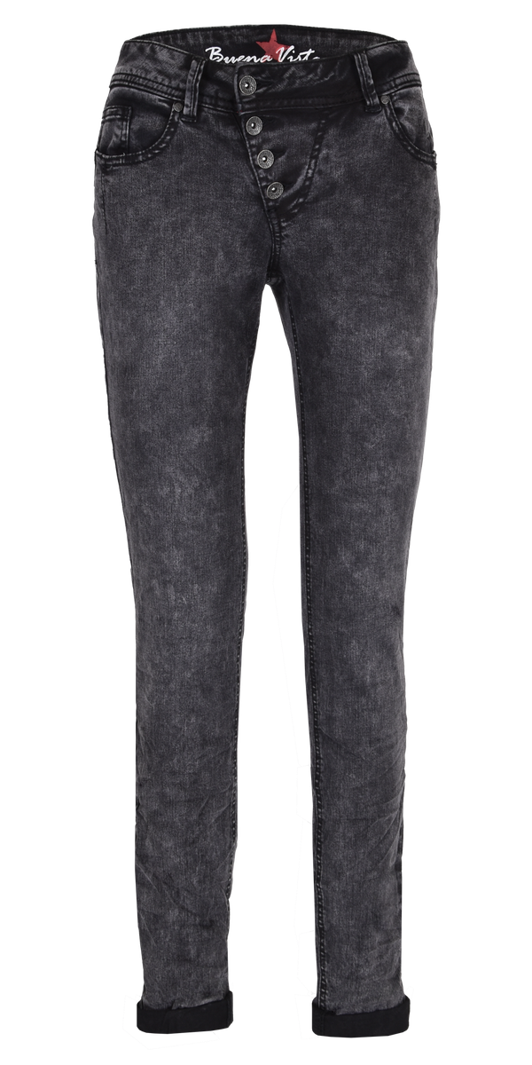 Schwarze Jeans "Malibu stretch twill" | Buena Vista