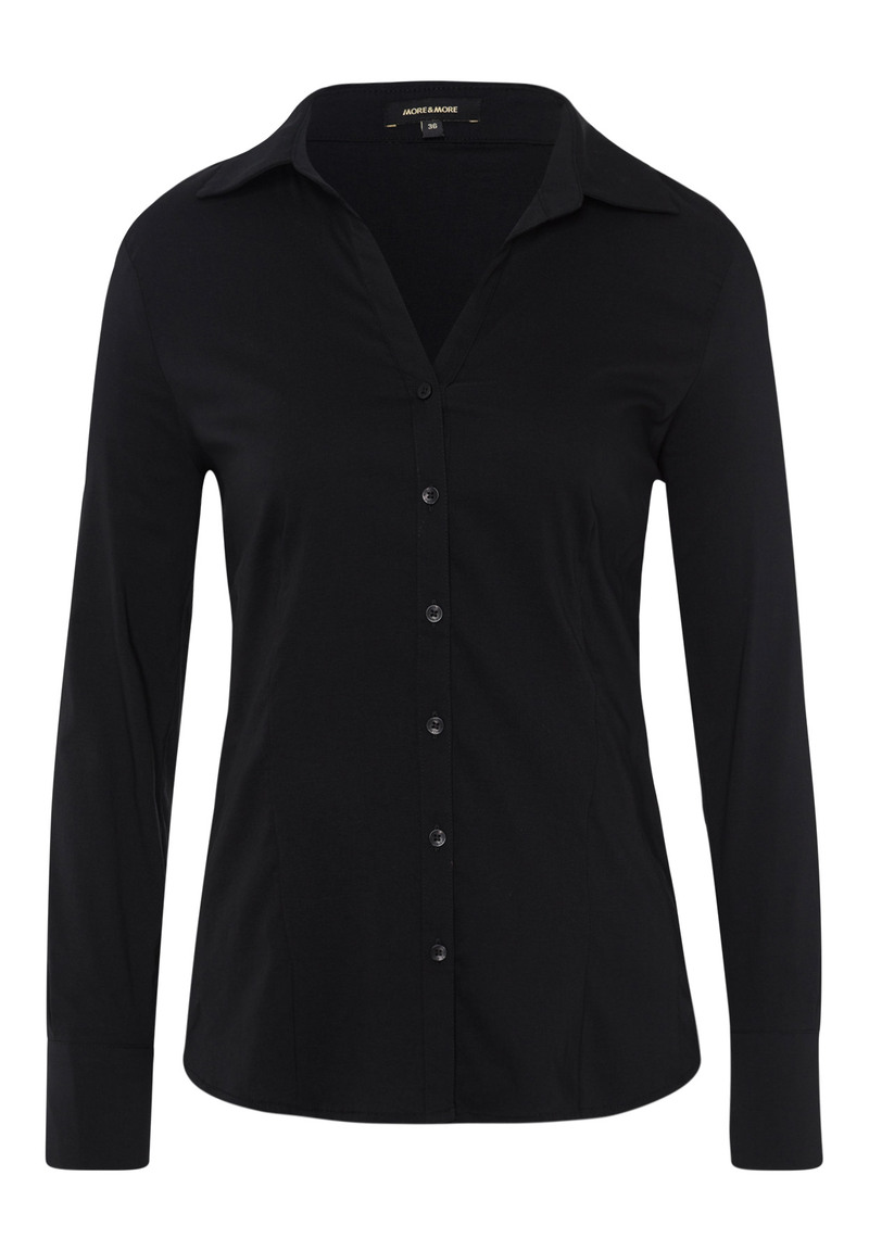 Businessbluse  schwarz | More&More