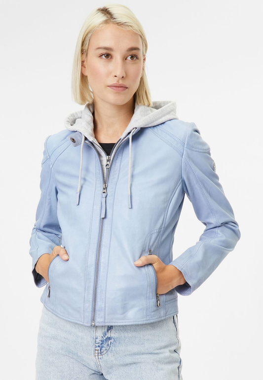 Lederjacke in zwei Farben "GWApril" | Gipsy-Mauritius