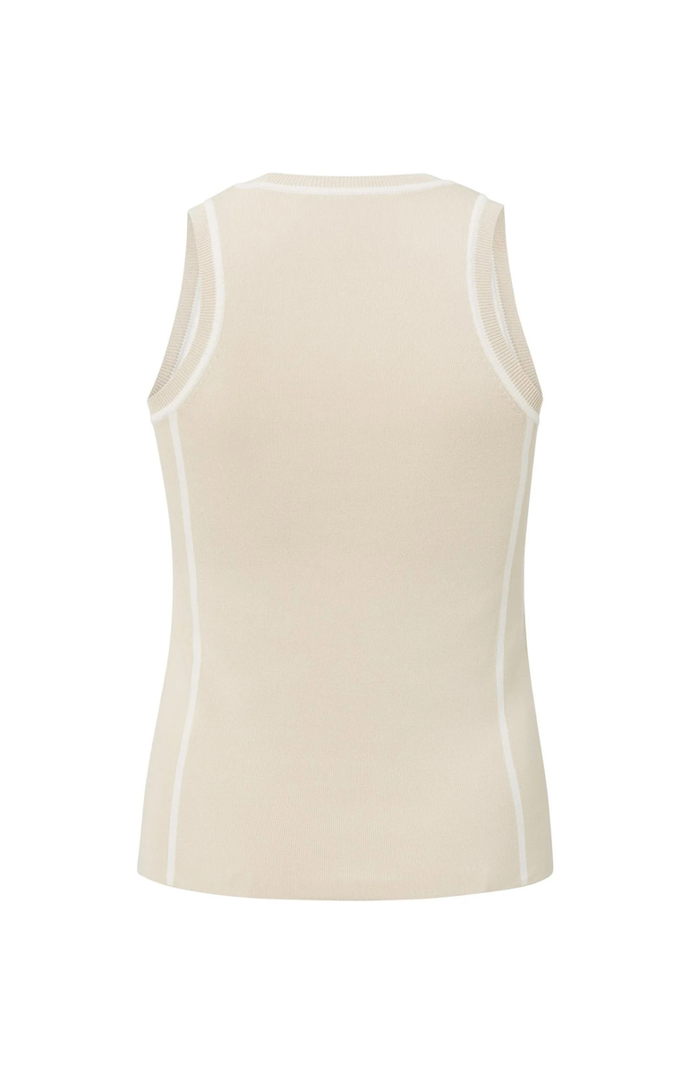 Strick-Tanktop mit Streifen