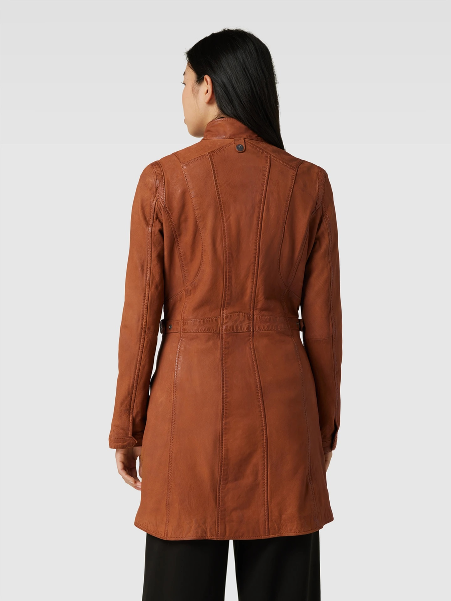 Lange Lederjacke in zwei tollen Farben 