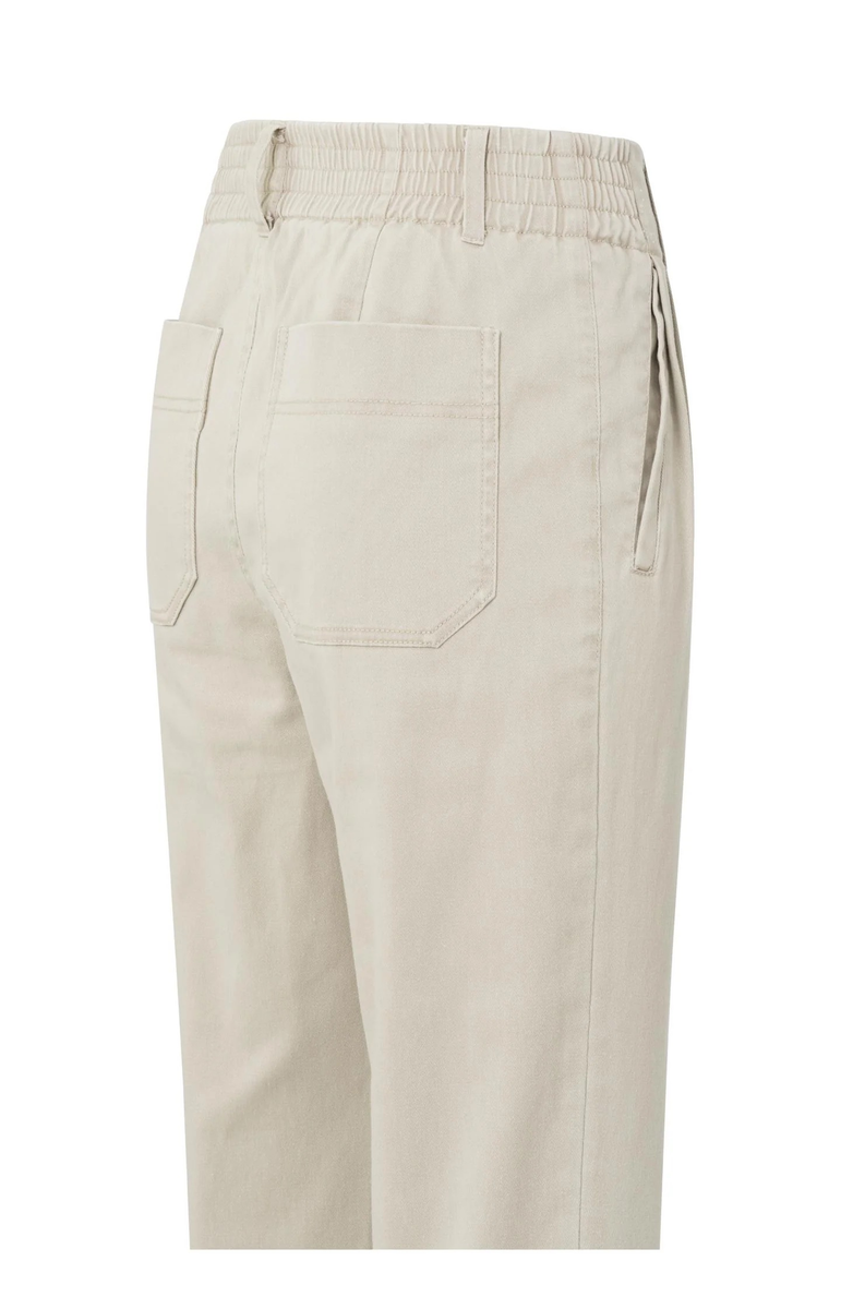 Beige  7/8-Hose in lockerer Passform | 
                YAYA WOMEN