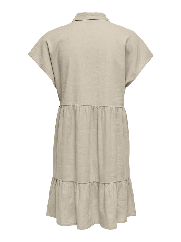 Jacqueline de Yong JDYSAY S/S COLLAR Linen DRESS WVN