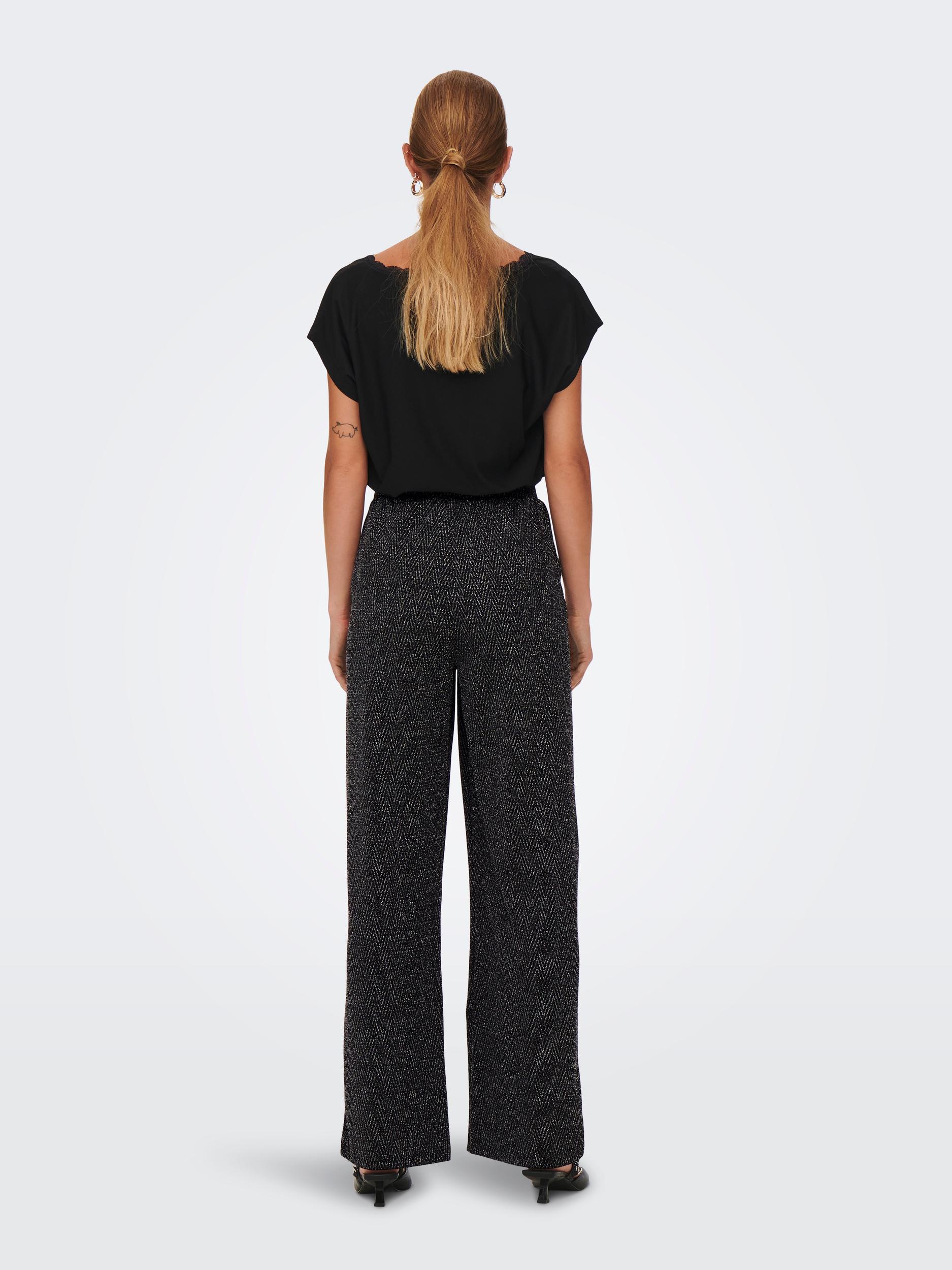 Only ONLZIGGY WIDE GLITTER PANT SWT