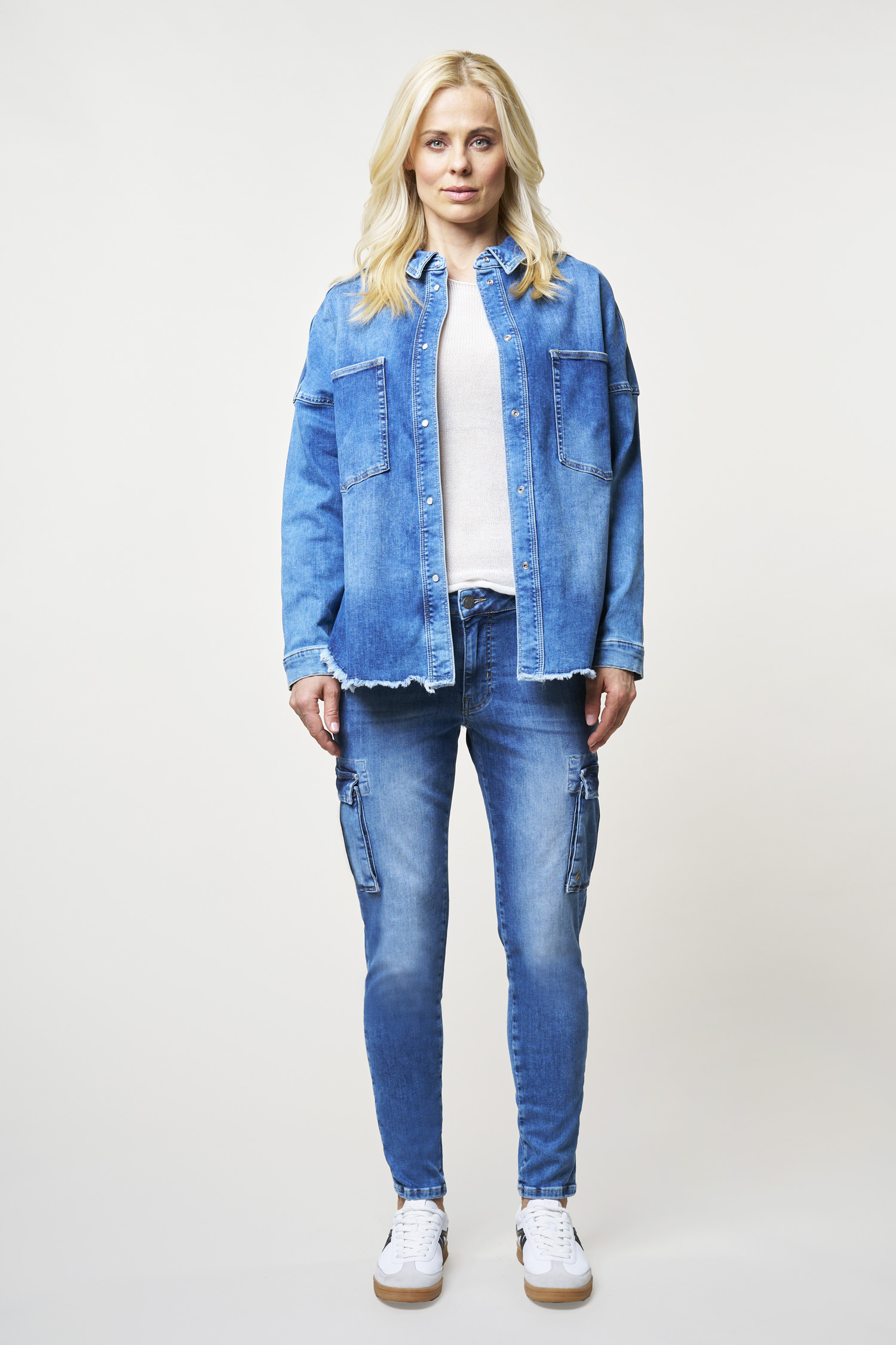 bluefire Shirty jacket - nevada denim