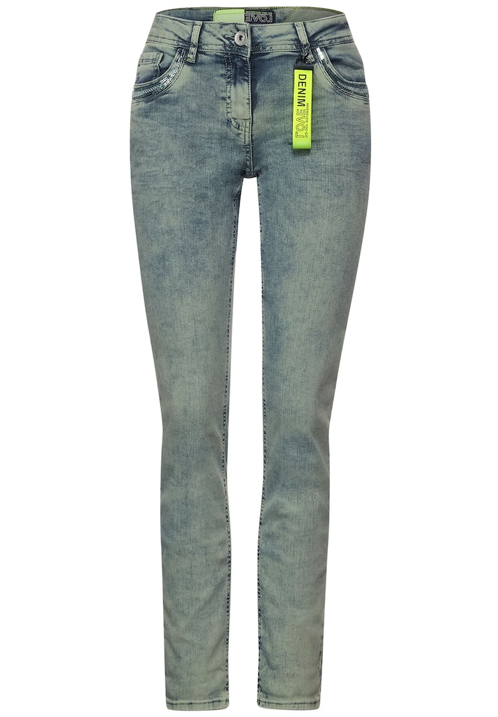 Cecil Loose Fit Jeans in Color
