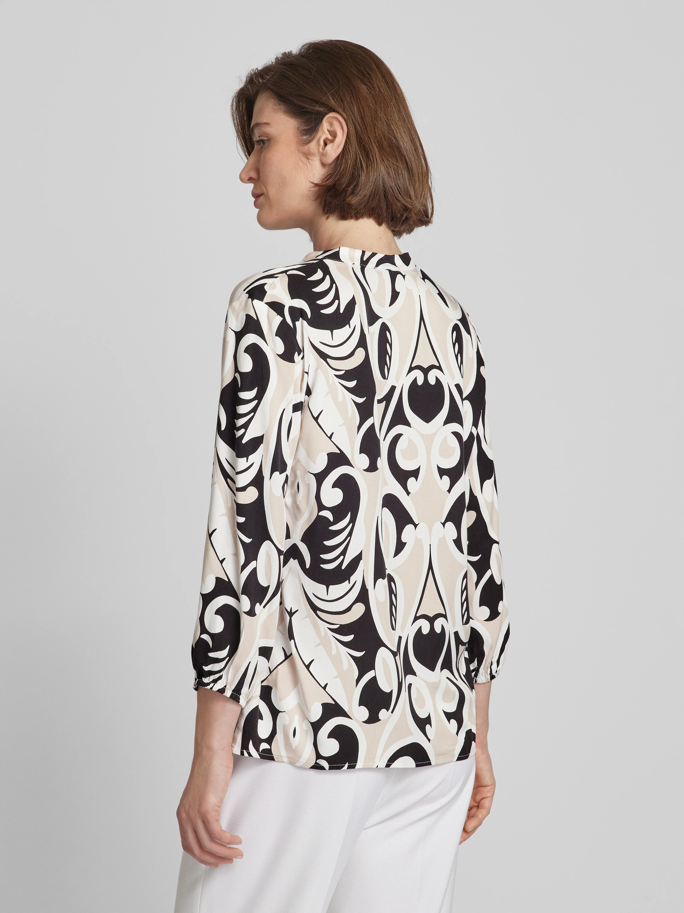 More&More Printed Ecovero Blouse
