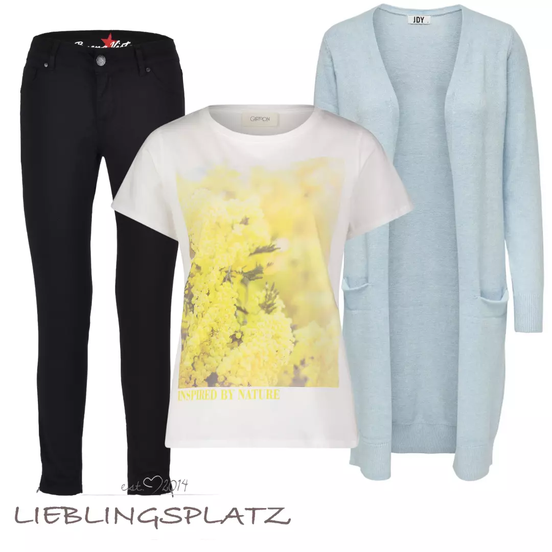 outfit mit cardigan
