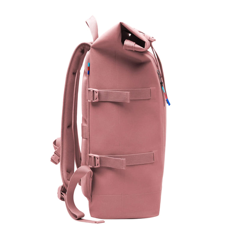 GOT BAG Rolltop Rucksack aus recyceltem Meeresplastik Farbe rose pearl