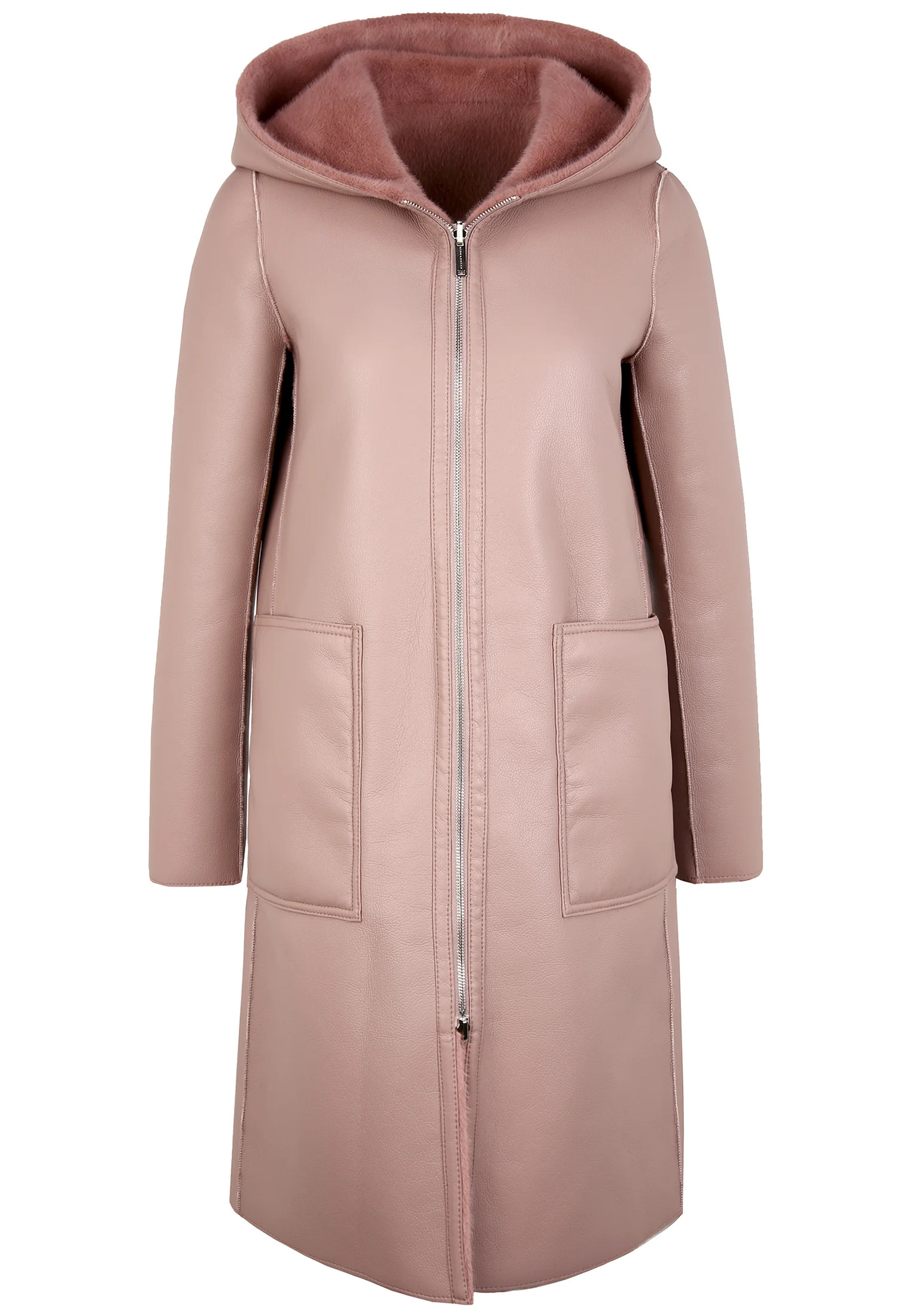 Rino&Pelle Reversible hooded coat