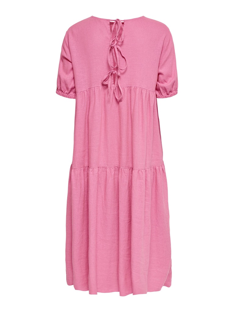 Only ONLBEA-Caro S/S Linen Blend Dress PNT