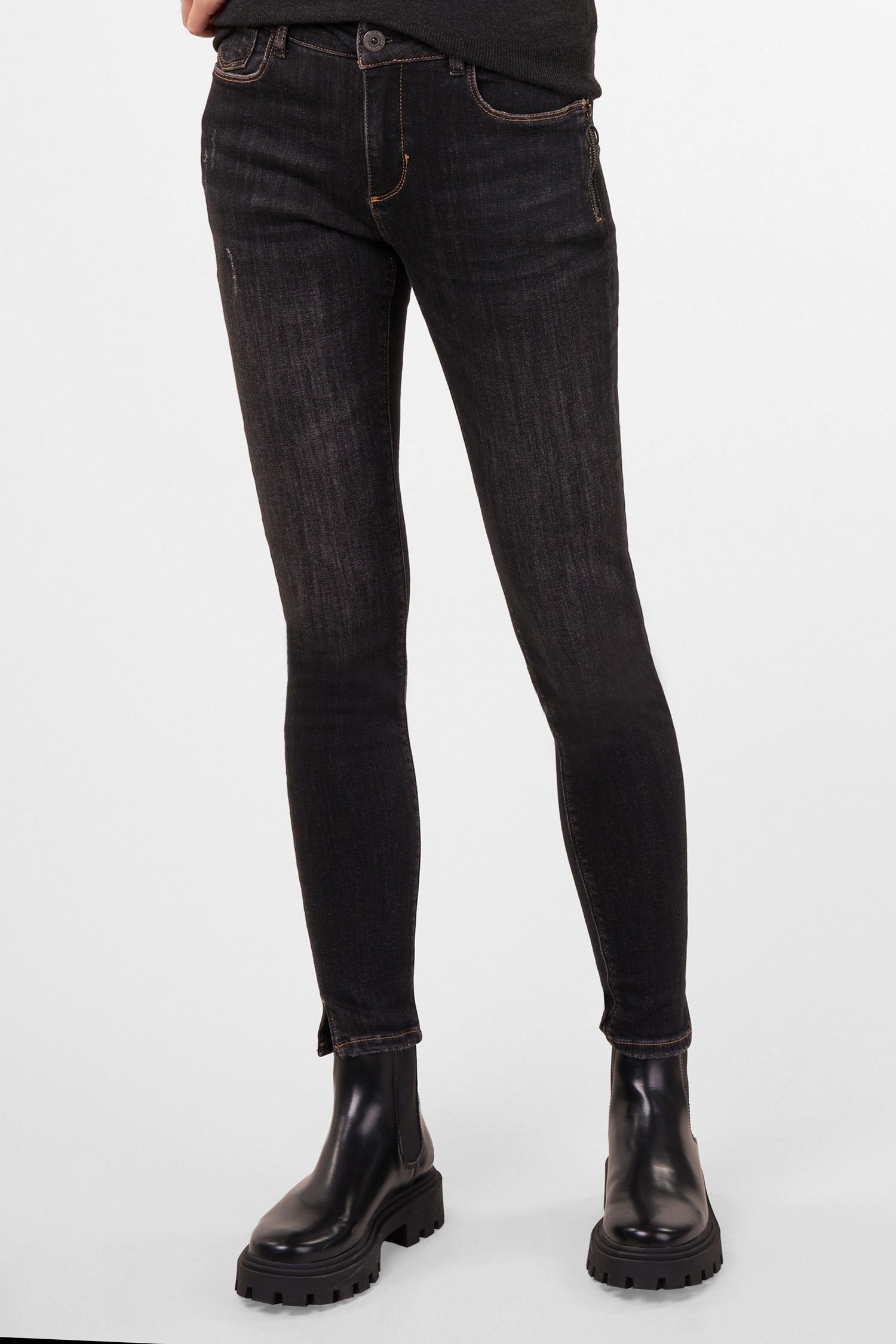 bluefire Chloe skinny - black brush