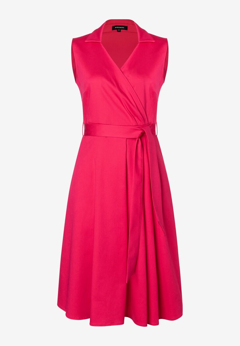 More&More Kleid mit Wickeloptik  rose pink  Sommer-Kollektion
